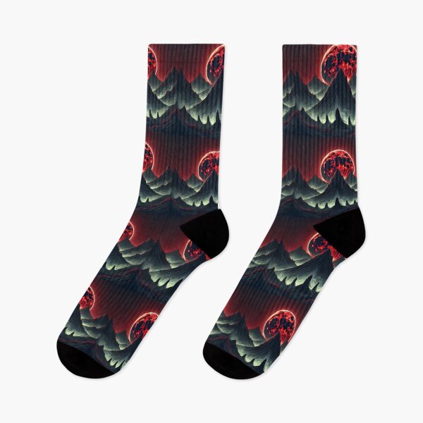 Item preview, The Red Moon Over the Mountains designed and sold by Meta2Physical.