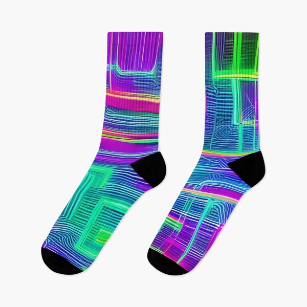 Item preview, Neon Abstract Futuristic Artwork | 003 designed and sold by Artful-Abstract.
