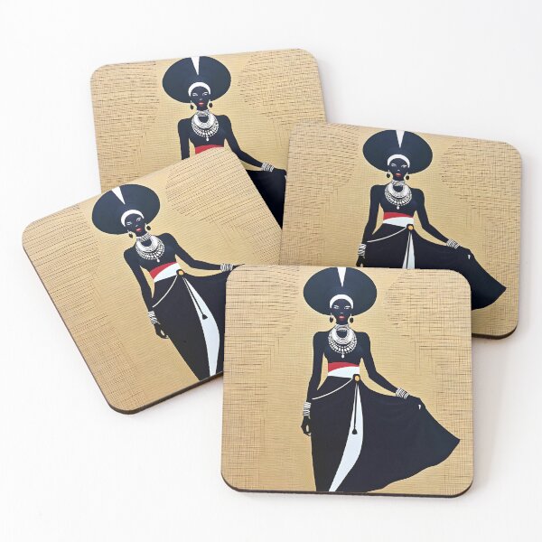 Item preview, Tribal Art Style Fashionable Woman Silohette  designed and sold by Shs-Kenya.