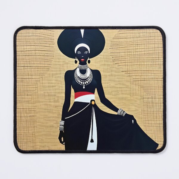 Item preview, Tribal Art Style Fashionable Woman Silohette designed and sold by Shs-Kenya.