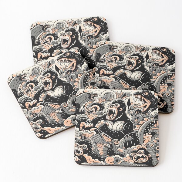 Item preview, Monster Jungle Madness Reloaded Premium Trendy Best Gift designed and sold by Imaginarium of Chaos falcon88 .