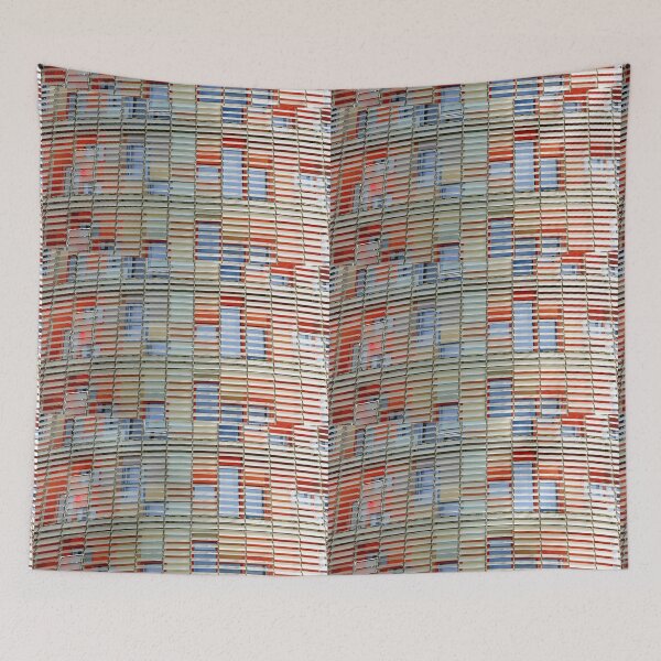 Item preview, Detail of the glass window of the Agbar tower, Barcelona designed and sold by manoloshoping.