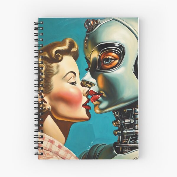 Artikelvorschau, Love-Bot Nr. 5: Retro-Imitationskunst aus den 1950ern aus Metall und Fleisch entworfen und verkauft von NickWhittleArt.