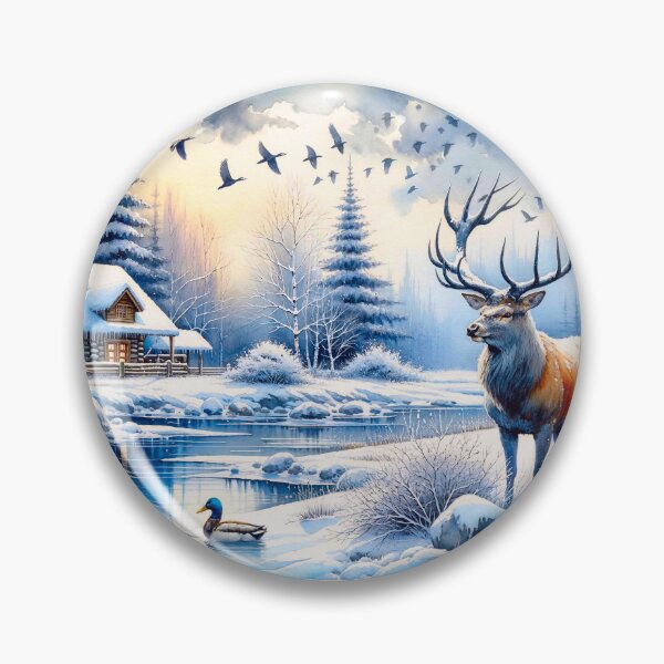 Item preview, Hunting Lodge and Woodland Animals designed and sold by M-Y-A-R-T-.