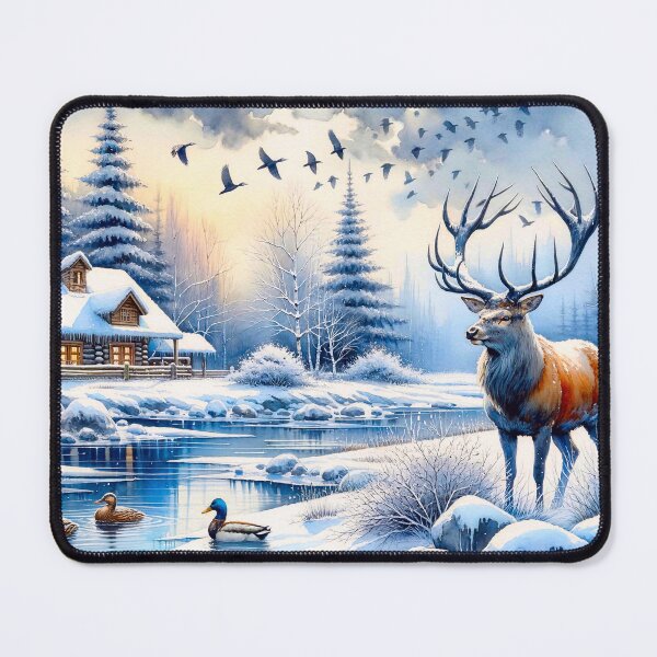Item preview, Hunting Lodge and Woodland Animals designed and sold by M-Y-A-R-T-.
