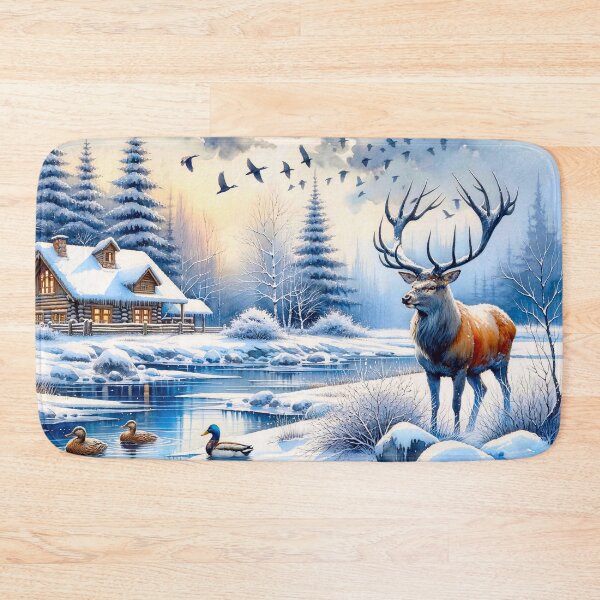 Item preview, Hunting Lodge and Woodland Animals designed and sold by m-y-A-I-A-R-T-.