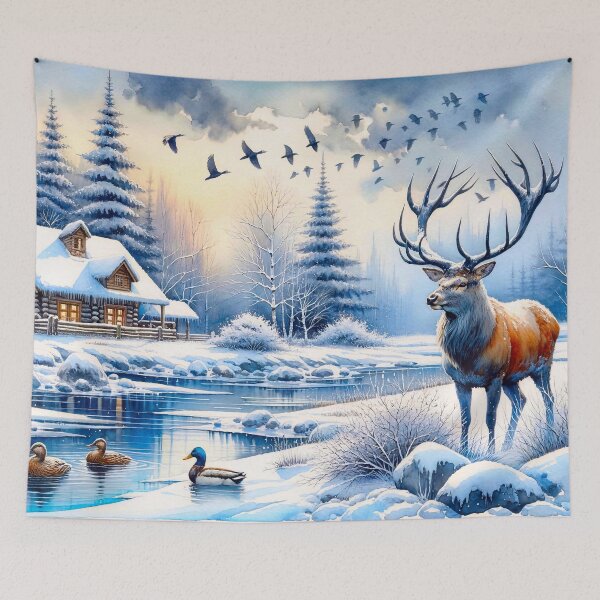Item preview, Hunting Lodge and Woodland Animals designed and sold by m-y-A-I-A-R-T-.