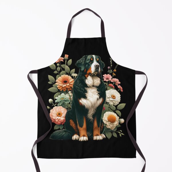 Artikelvorschau, Berner Sennenhund Ästhetik Boho Floral für Mädchen Frauen entworfen und verkauft von Kimberley King Art King Art.