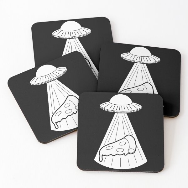 Item preview, UFO abducting a Pizza Slice designed and sold by jonn4y.