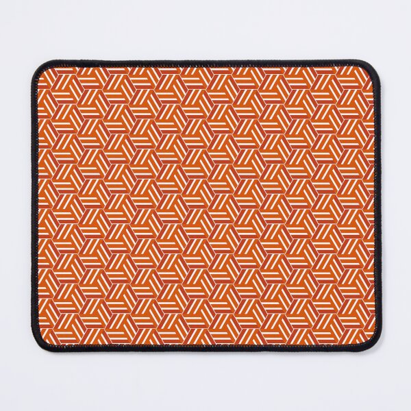 Item preview, Modern Hexagonal Geometric Orange Pattern. designed and sold by Merbuda.