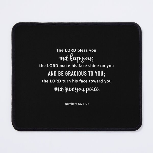 Item preview, Numbers 6:24-26 NIV, The Lord bless you and keep you;  the Lord make his face shine on you  and be gracious to you;  the Lord turn his face toward you and give you peace. designed and sold by corbrand.