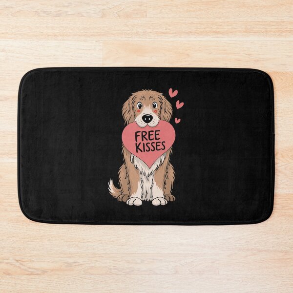 Item preview, Cute Nova Scotia Duck Tolling Retriever Toller Dog Valentines Day Heart Free Kisses designed and sold by FurryHavenPH.