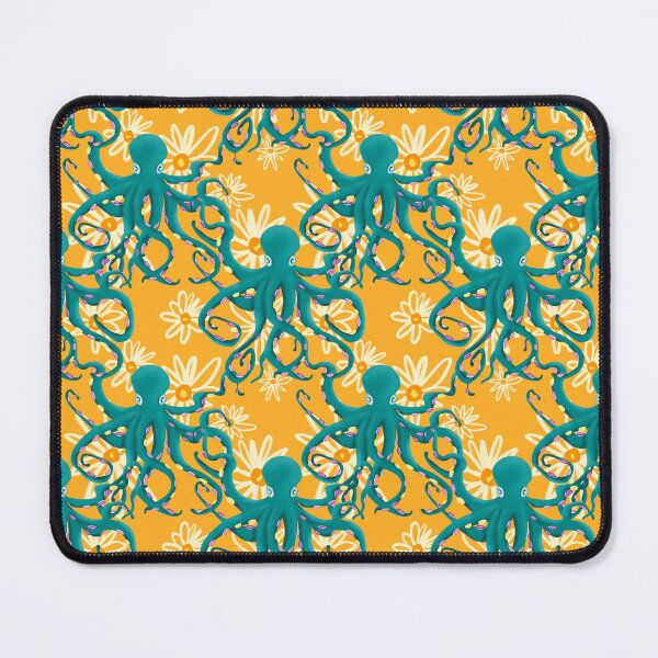 Item preview, Colorful Octopus Illustration on Flowers – Vibrant and Stunning Art Design designed and sold by Pandositive.