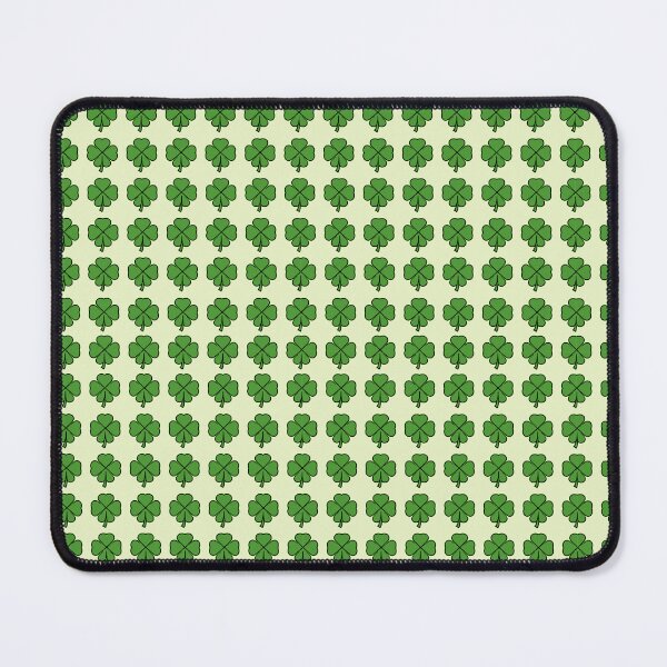 Item preview, Pattern lucky clover, clover leaves 03 green, four-leaf clover designed and sold by SpecialtiesShop.
