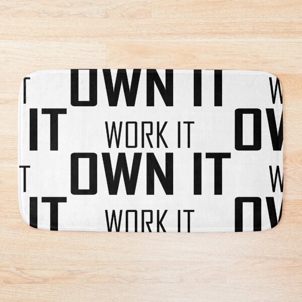 Item preview, WORK IT, OWN IT. designed and sold by Positive Mindzet!.