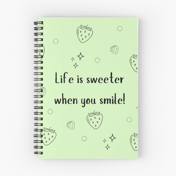 Item preview, Life is Sweeter When You Smile | Pastel Green Background | Positive Quote designed and sold by Mystify-.