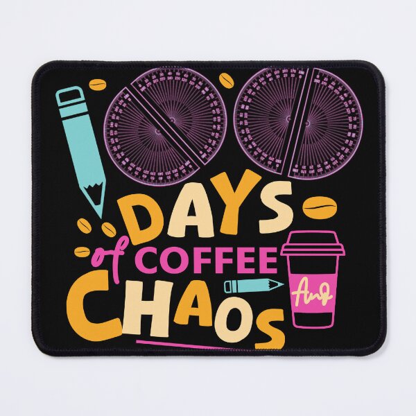 Item preview, 100 days coffee and chaos  designed and sold by Abibless1998.
