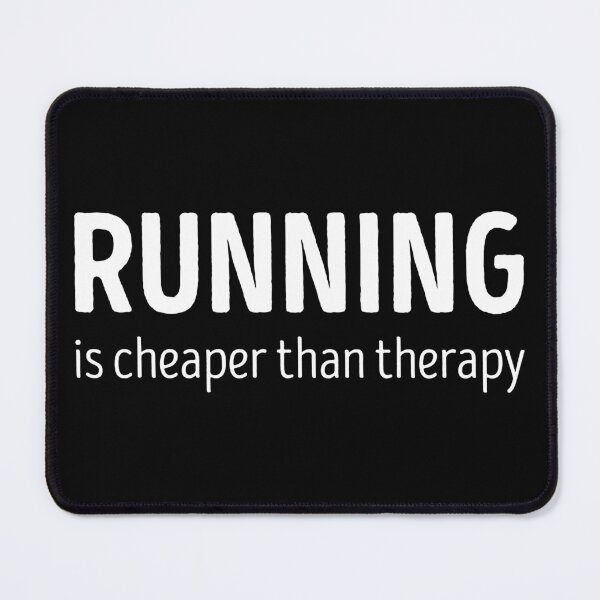 Item preview, Running Is Cheaper Than Therapy Funny Running Lover designed and sold by RareBunny.