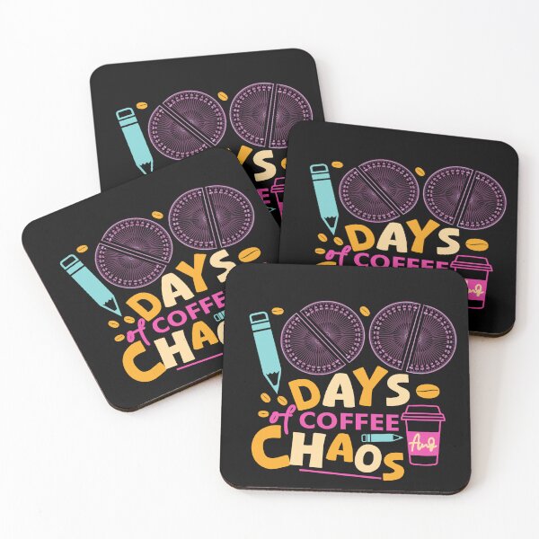 Item preview, 100 days coffee and chaos  designed and sold by Abibless1998.
