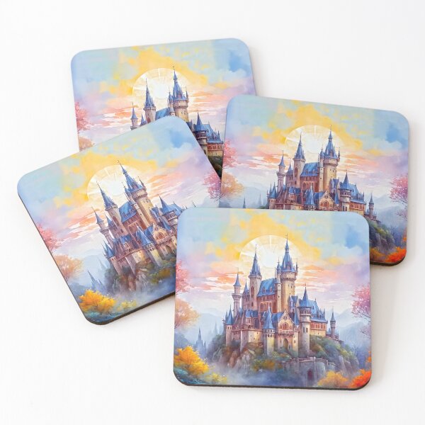Item preview, An old magical castle in the morning mist. designed and sold by Newlander90.