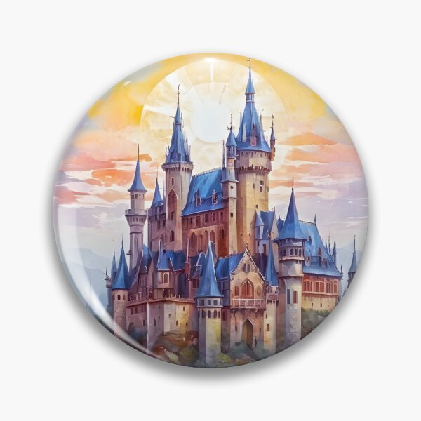 Item preview, An old magical castle in the morning mist. designed and sold by Newlander90.
