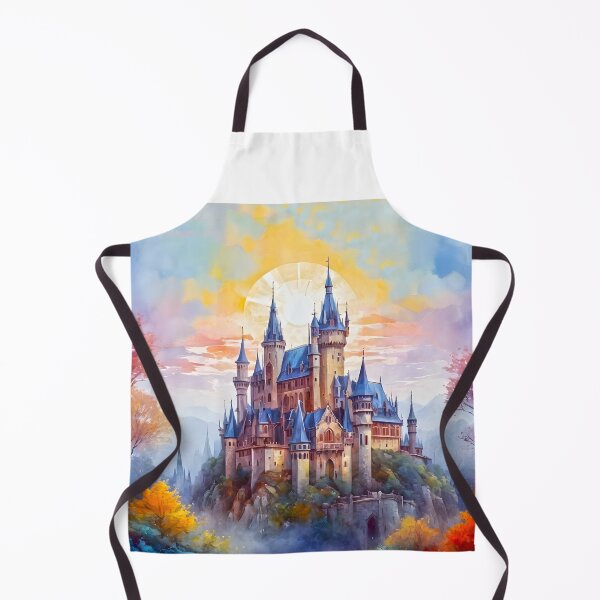 Item preview, An old magical castle in the morning mist. designed and sold by Newlander90.