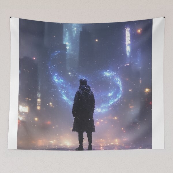 Item preview, Blue Light City Whispers designed and sold by PanoramaPrints.