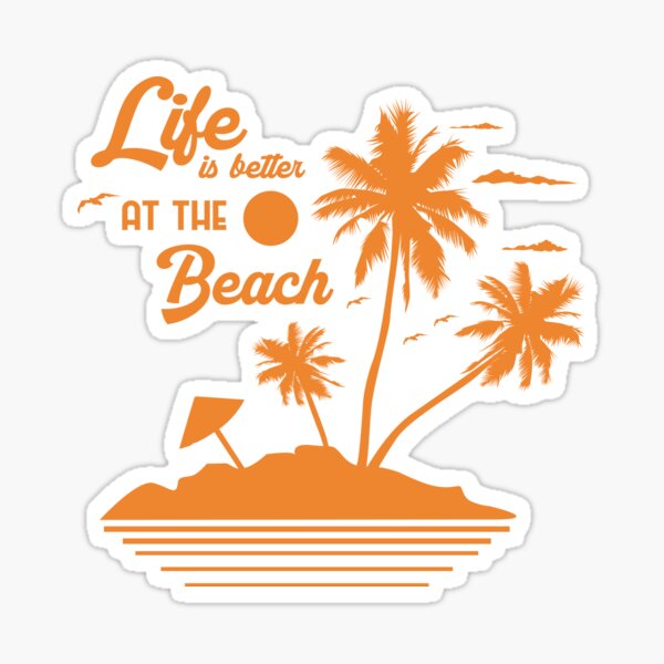 Item preview, Life is Better at the Beach designed and sold by Billy Wong.
