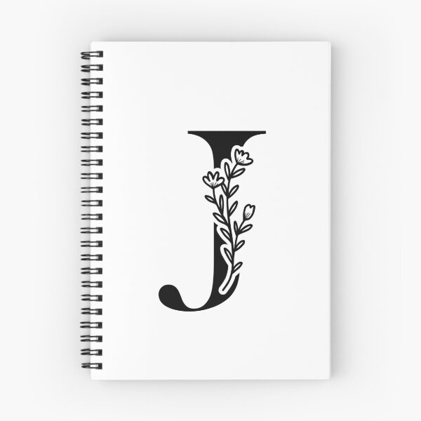 Item preview, Minimalist Floral Initial Illustration | Letter J Initial Monogram designed and sold by Crafted Lovies.