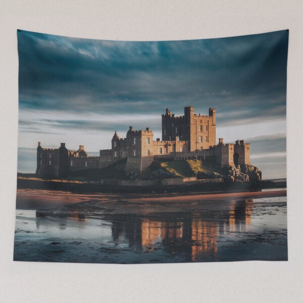 Item preview, Bamburgh Castle designed and sold by Angry Swan Designs.