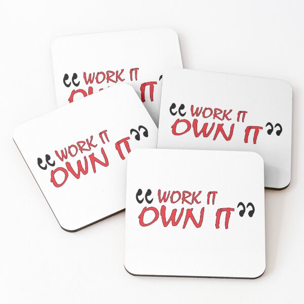 Item preview, "work it own it" designed and sold by Positive Mindzet!.