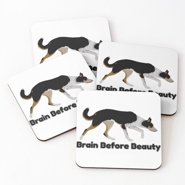 Item preview, Border Collie Brain Before Beauty designed and sold by Wyresdale Creations.