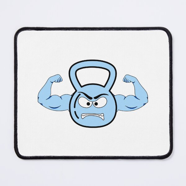 Item preview, Muscled Kettlebell Gym Bro | blue designed and sold by Shamrocx.