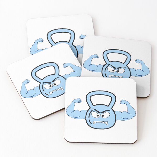 Item preview, Muscled Kettlebell Gym Bro | blue designed and sold by Shamrocx.