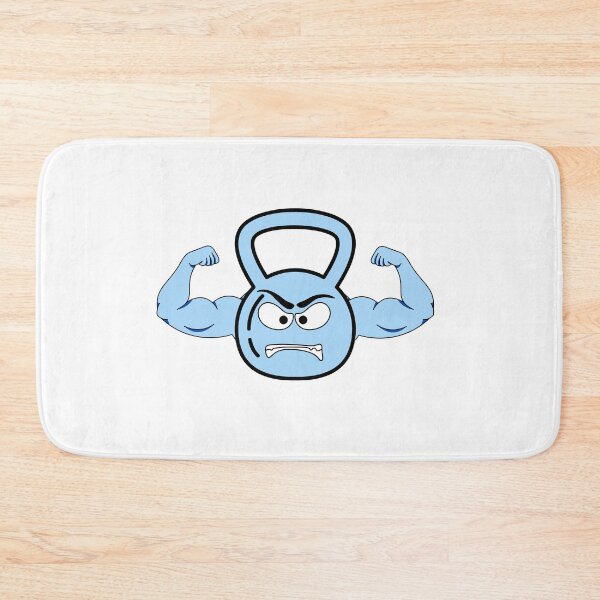 Item preview, Muscled Kettlebell Gym Bro | blue designed and sold by Shamrocx.