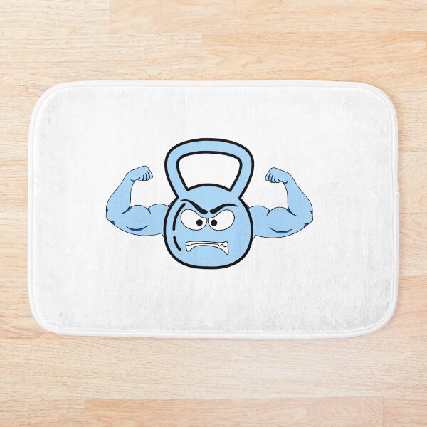 Item preview, Muscled Kettlebell Gym Bro | blue designed and sold by Shamrocx.