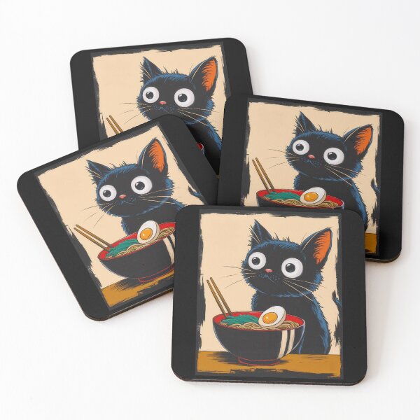 Item preview, Ramen Cat designed and sold by Angry Swan Designs.