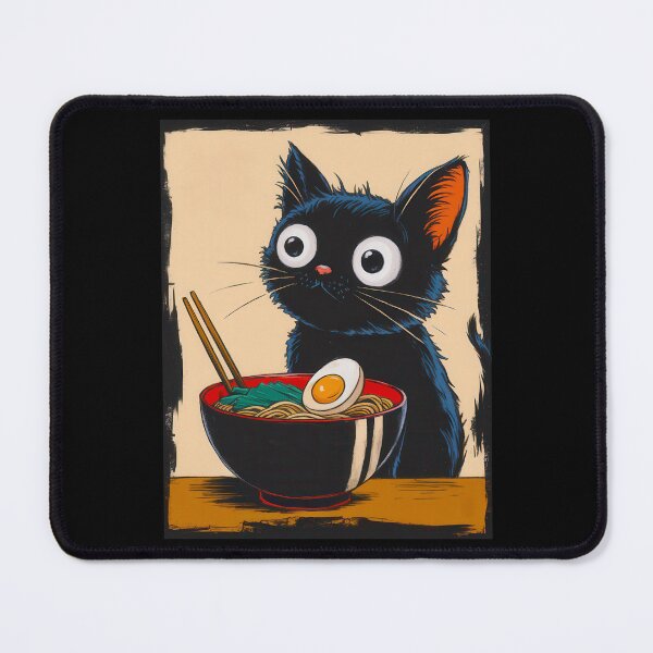 Item preview, Ramen Cat designed and sold by Angry Swan Designs.