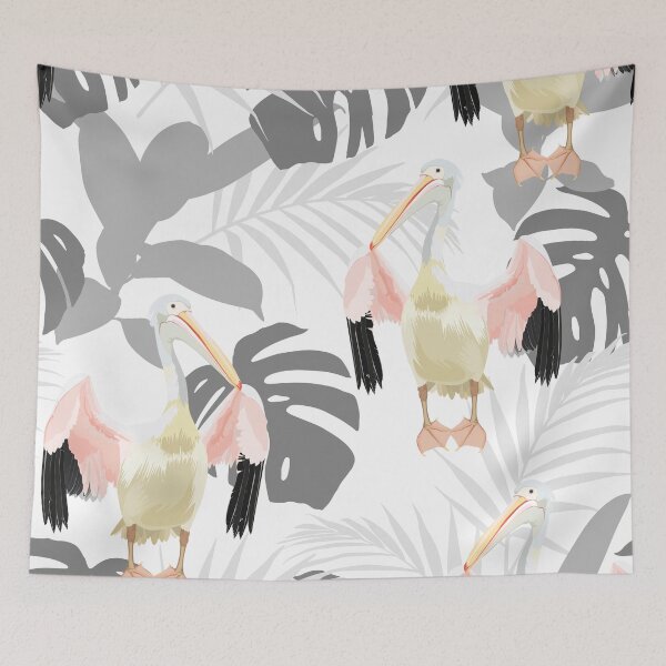 Item preview, Exotic jungle bird wallpaper. designed and sold by MatyKotiv.
