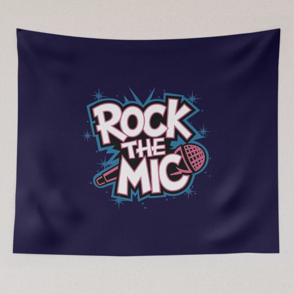 Item preview, Rock the Mic Design designed and sold by MrHStudio.