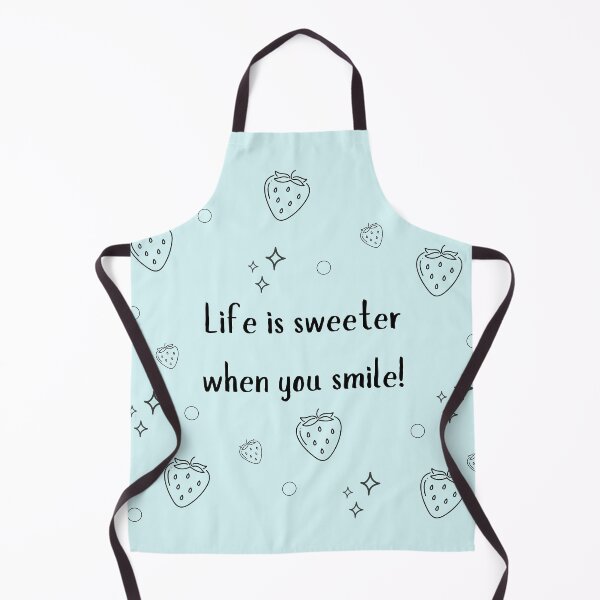 Item preview, Life is Sweeter When You Smile | Pastel Blue Background | Positive Quote designed and sold by Mystify-.