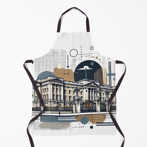Item preview, Modern Buckingham Palace Digital Artwork – Minimalist London Landmark Design designed and sold by RelaxMusic.