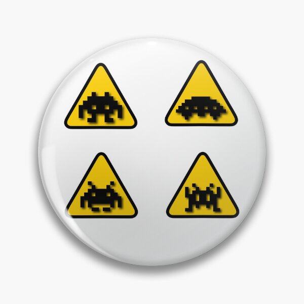 Item preview, Space invaders sign (shadow version) designed and sold by KetiaArtWorld.