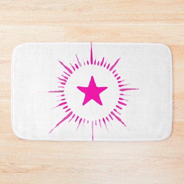 Item preview, Pink Star Sticker for Bullet Journaling – Sweet and Sparkly designed and sold by QuteStuffHere.