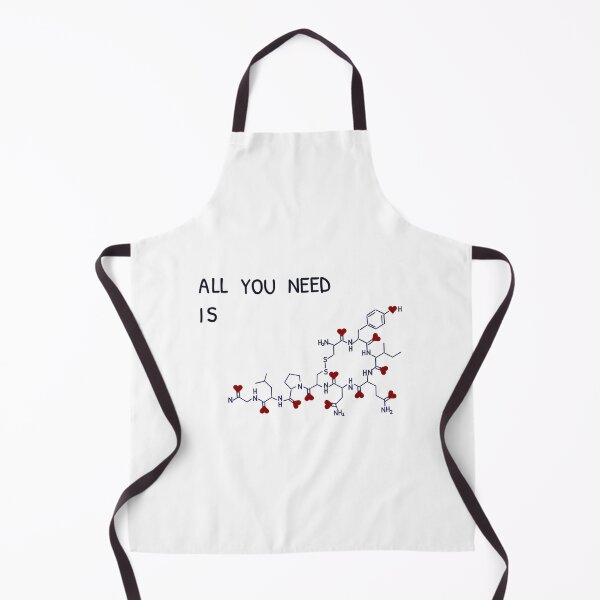 Item preview, All You Need Is Love - Oxytocin Molecule Design with Hearts designed and sold by my-wishlist.