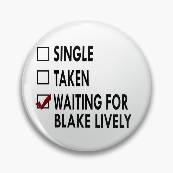 Item preview, Waiting for Blake Lively Black White designed and sold by Sasya.