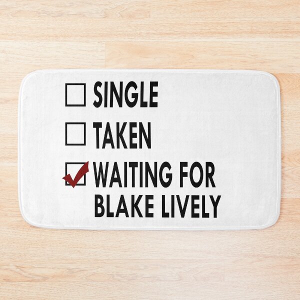 Item preview, Waiting for Blake Lively Black White designed and sold by Sasya.