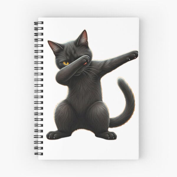 Item preview, Black Cat Dab designed and sold by Pattern Unhinged.