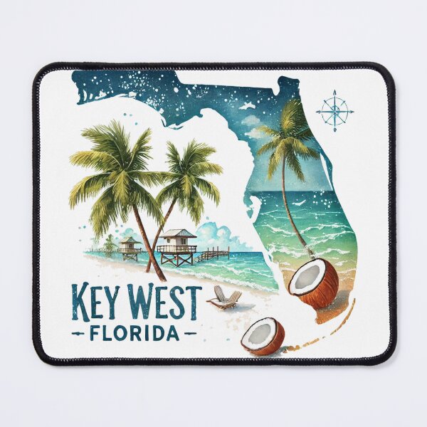 Item preview, Retro Key West Beach Sunset designed and sold by clarkfraser.