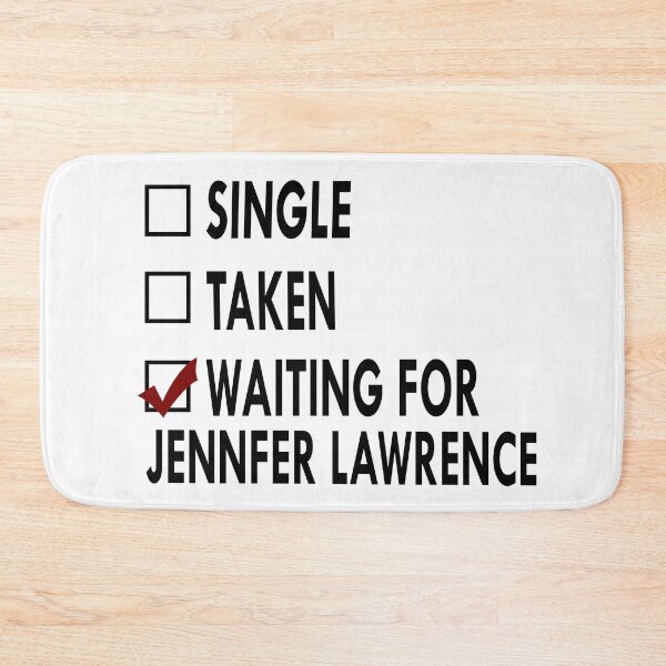 Item preview, Waiting for Jennifer lawrence Black White designed and sold by Sasya.